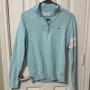 Vineyard Vines Light Blue Cowl Neck Sweater